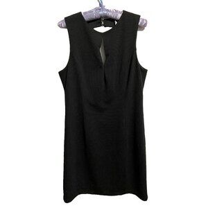 Sparkle & Fade Women's Sleeveless Black Fitted Dress Size L